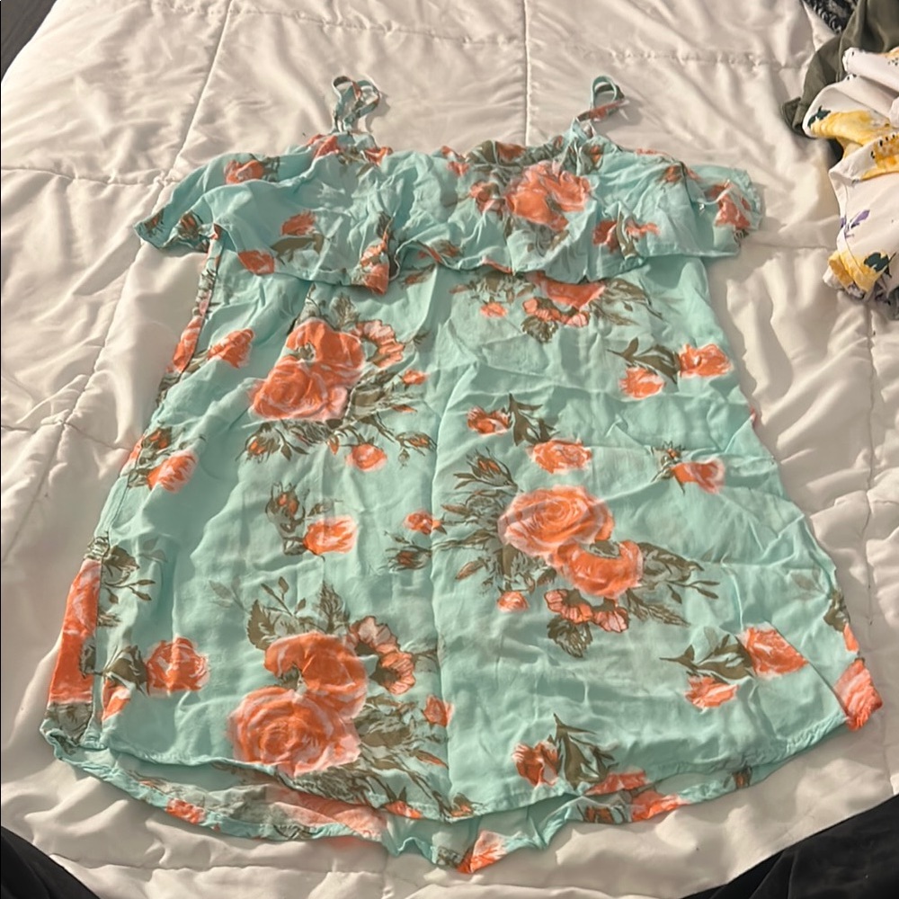 Floral Off-Shoulder Dress